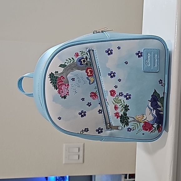 Loungefly Disney Alice In Wonderland Watercolor Mini Backpack - Picture 4 of 10